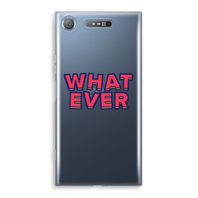 Whatever: Sony Xperia XZ1 Transparant Hoesje