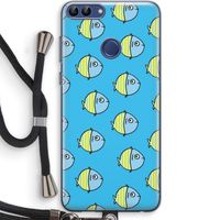 Visjes: Huawei P Smart (2018) Transparant Hoesje met koord