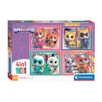 Clementoni Legpuzzel 4in1 Super Kitties - thumbnail