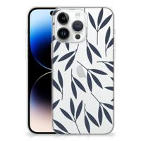 iPhone 14 Pro Max | TPU Case | Leaves Blue