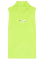 Diesel M-Onervax logo-plaque mock-neck top - Vert