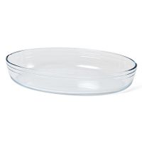 Ovale ovenschalen/serveerschalen van glas 30 cm 2 liter