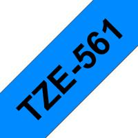 Brother TZe-561 Labeltape Tapekleur: Blauw Tekstkleur: Zwart 36 mm 8 m