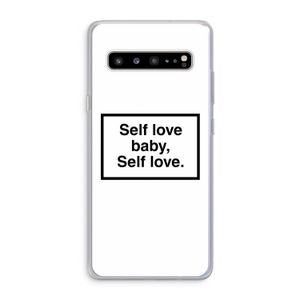 Self love: Samsung Galaxy S10 5G Transparant Hoesje