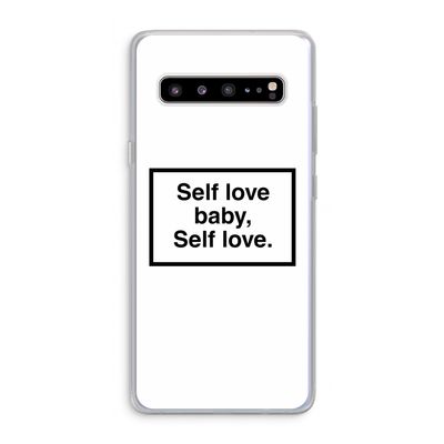 Self love: Samsung Galaxy S10 5G Transparant Hoesje