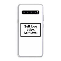 Self love: Samsung Galaxy S10 5G Transparant Hoesje