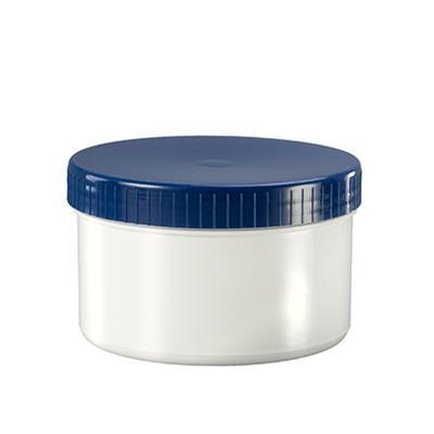 Spruyt Hillen Zalfflacon wit/blauw met dop 400ml