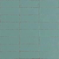 Ragno Glace RAEY Wandtegel 075X200 Turchese 9mm Glans