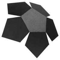 Wandlamp PENTA zwart