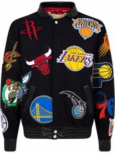 Jeff Hamilton x NBA Collage veste en laine - Noir