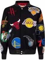 Jeff Hamilton x NBA Collage veste en laine - Noir - thumbnail