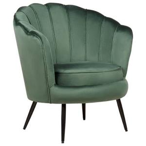 Beliani - LOVIKKA - Fauteuil - Groen - Fluweel