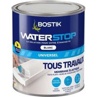 Membrana impermeabilizzante - BOSTIK - Waterstop - Riparazione perdite - Vaso da 1 kg - Bianco