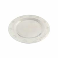 Onderbord DKD Home Decor Roestvrij staal Plastic Zilverkleurig 30 x 30 x 0,5 cm
