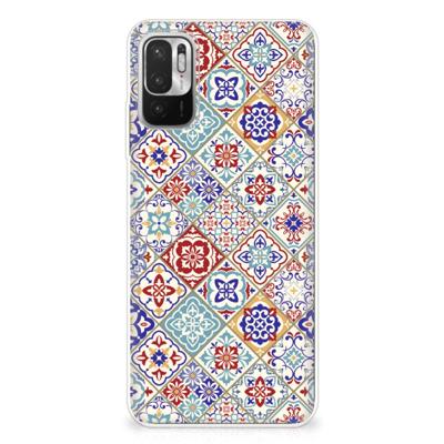 Xiaomi Redmi Note 10/10T 5G | Poco M3 Pro | TPU | Siliconen hoesje | Tiles Color Xiaomi Redmi Note 10/10T 5G | Poco M3 Pro | TPU | Siliconen hoesje | Tiles Color