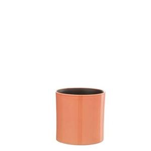 J-Line bloempot Flek - keramiek - roze - extra small - Ø 14.5 cm