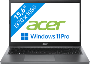 Acer Extensa 15 EX215-23-R2T7 Laptop 39,6 cm (15.6") Full HD AMD Ryzen™ 5 7520U 16 GB DDR5-SDRAM 512 GB SSD Wi-Fi 6 (802.11ax) Windows 11 Pro Grijs