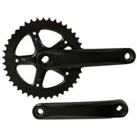 Hzb crankset / kettingwiel aluminium 42t 1/8 + 3/32 170 mm -1 mm zwart