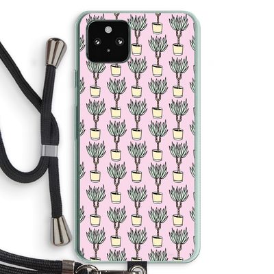 Boompje: Pixel 5a 5G Transparant Hoesje met koord