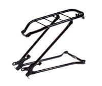 Steco bagagedrager 28" tour met klapstandaard zwart glans