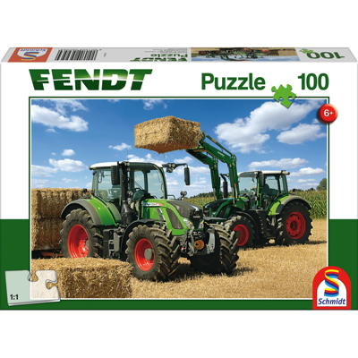 Schmidt puzzel 100 stukjes Fendt 724 Vario Fendt 716 Vario