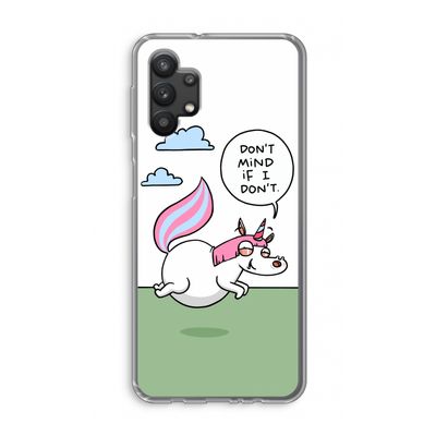 Unicorn: Samsung Galaxy A32 5G Transparant Hoesje