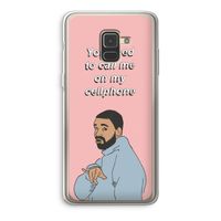 Hotline bling: Samsung Galaxy A8 (2018) Transparant Hoesje