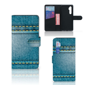 Xiaomi Mi Note 10 Lite Wallet Case met Pasjes Jeans