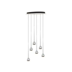 Grau Falling Sun Chandelier 6 - Gepolijst