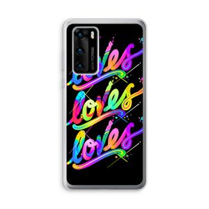 Loves: Huawei P40 Transparant Hoesje