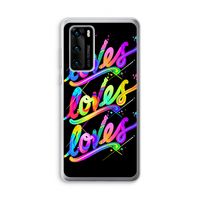 Loves: Huawei P40 Transparant Hoesje