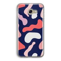 Memphis Shapes Pink: Samsung Galaxy A5 (2017) Transparant Hoesje