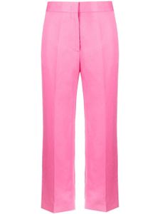 MSGM pantalon de tailleur à coupe courte - Rose