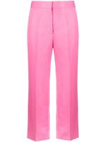 MSGM pantalon de tailleur à coupe courte - Rose