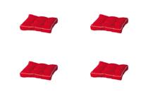 Florance kussen 47x47 Panama rood (4 stuks) Madison - Madison