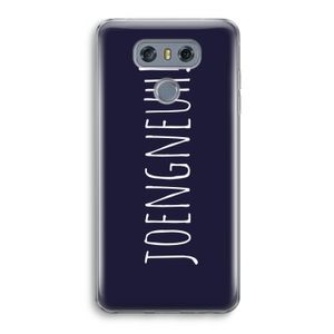 Joengneuh!: LG G6 Transparant Hoesje