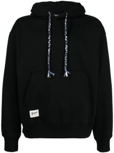 FIVE CM hoodie en coton mélangé à patch logo - Noir