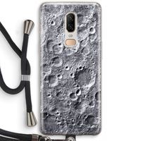Maanlandschap: OnePlus 6 Transparant Hoesje met koord
