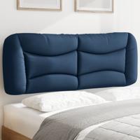 Hoofdbordkussen 140 cm stof blauw