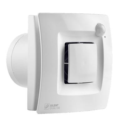 Silent Dual 200 Badkamerventilator - Ø125mm - Met Vochtsensor En Bewegingssensor