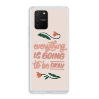 Optimistic flower girl: Samsung Galaxy S10 Lite Transparant Hoesje