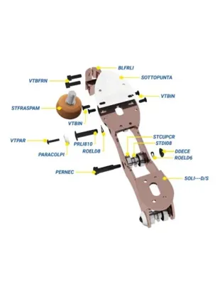Roll-line Linea Montage Bout Voor Toestop (per Stuk) 18x6