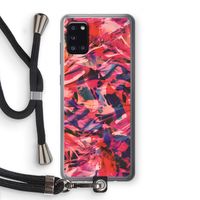 California: Samsung Galaxy A31 Transparant Hoesje met koord
