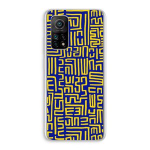 Majorelle Blue Print: Xiaomi Mi 10T 5G Transparant Hoesje