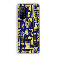 Majorelle Blue Print: Xiaomi Mi 10T 5G Transparant Hoesje Majorelle Blue Print: Xiaomi Mi 10T 5G Transparant Hoesje