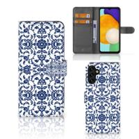 Samsung Galaxy A04s | Samsung Galaxy A13 5G Hoesje Flower Blue