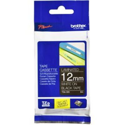 Brother printlint cassette TZE-335 zwart/wit 12 mm