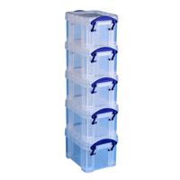 Opbergbox Really Useful 0.14 liter 90x65x55mm 5 stuks