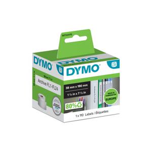 Dymo etiketten LabelWriter ft 190 x 38 mm, wit, 110 etiketten