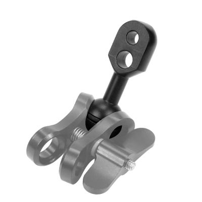 PULUZ licht duiken aluminiumlegering klem bal hoofd mount aan YS hoofd adapter